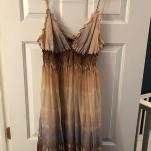 Silk BCBG dress size Large
